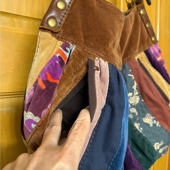 Lucky Brand Colorful Patchwork Hobo Bag - Picture 4 of 13
